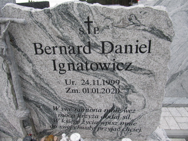 Bernard Daniel Ignatowicz 1999 Białystok św. Boboli - Grobonet - Wyszukiwarka osób pochowanych