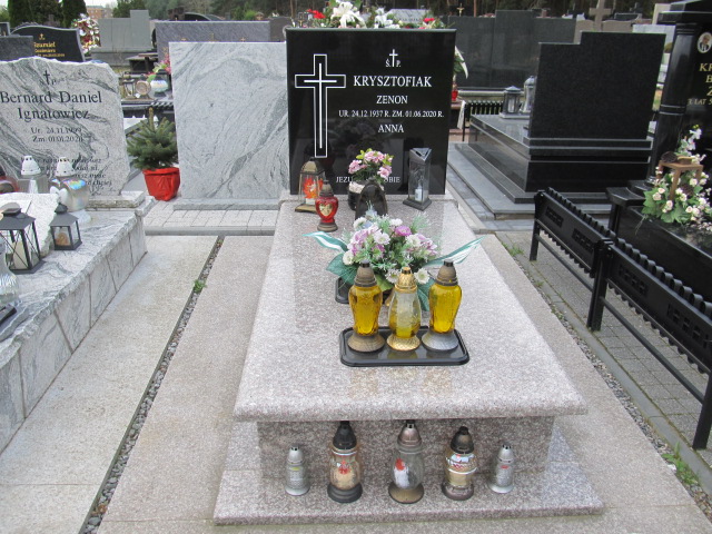 Zenon Krysztofiak 1937 Białystok św. Boboli - Grobonet - Wyszukiwarka osób pochowanych