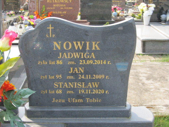 Jan Nowik Białystok św. Boboli - Grobonet - Wyszukiwarka osób pochowanych