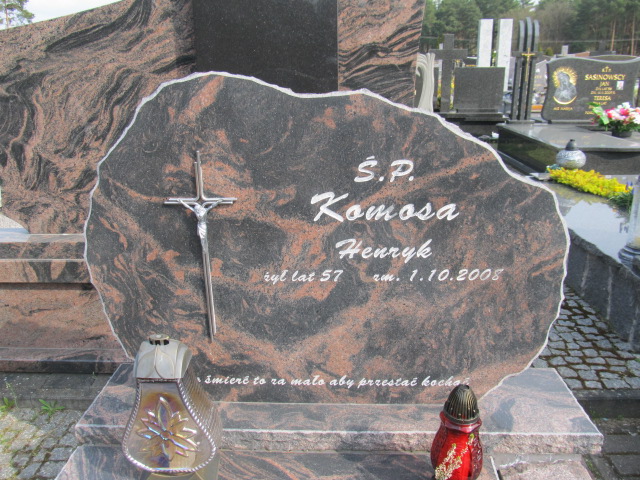 Grób Henryk Komosa