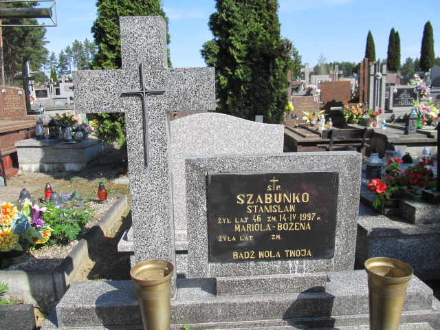 Stanisław Szabuńko Białystok św. Boboli - Grobonet - Wyszukiwarka osób pochowanych