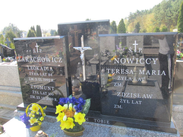 Leokadia Zarachowicz Białystok św. Boboli - Grobonet - Wyszukiwarka osób pochowanych