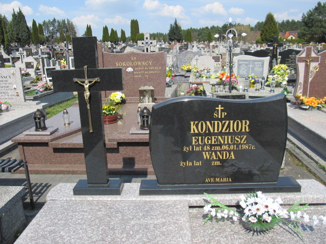 Eugeniusz Kondzior 1939 Białystok św. Boboli - Grobonet - Wyszukiwarka osób pochowanych