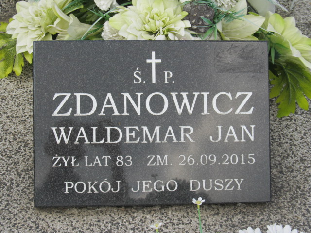 Andrzej ZDANOWICZ 1959 Białystok św. Boboli - Grobonet - Wyszukiwarka osób pochowanych