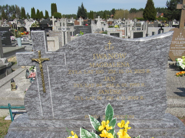 Jan Iwanów Białystok św. Boboli - Grobonet - Wyszukiwarka osób pochowanych