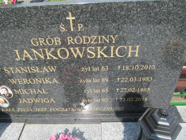 Weronika Jankowska Białystok św. Boboli - Grobonet - Wyszukiwarka osób pochowanych