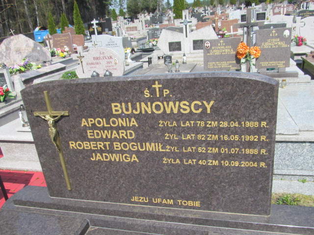 Robert Bujnowski Białystok św. Boboli - Grobonet - Wyszukiwarka osób pochowanych