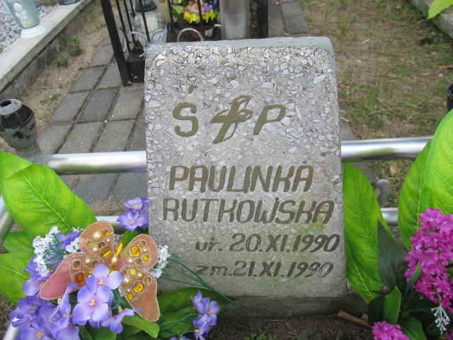 Paulina Rutkowska 1990 Białystok św. Boboli - Grobonet - Wyszukiwarka osób pochowanych